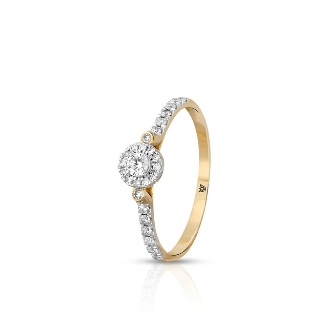 Pierścionek złoty W.KRUK