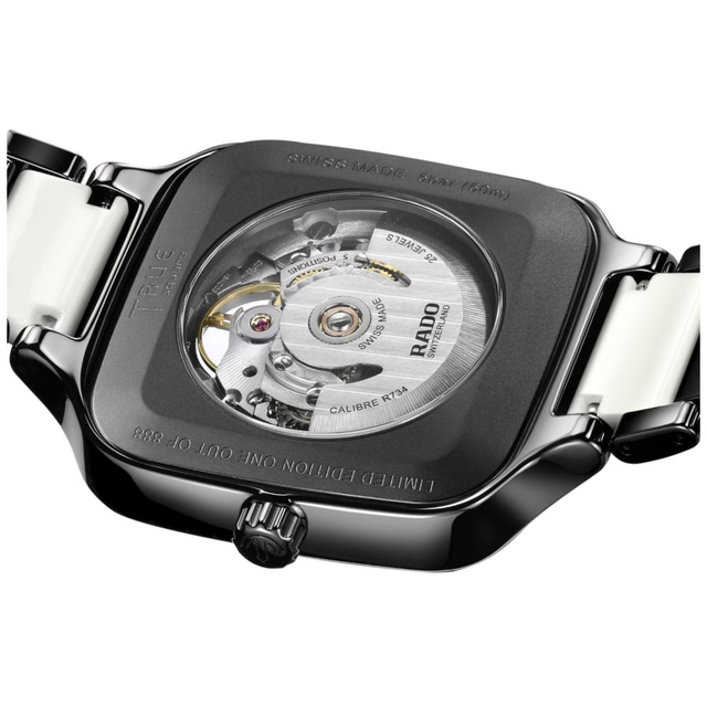 ZEGAREK RADO TRUE SQUARE AUTOMATIC OPEN HEART DIAMONDS LIMITED EDITION