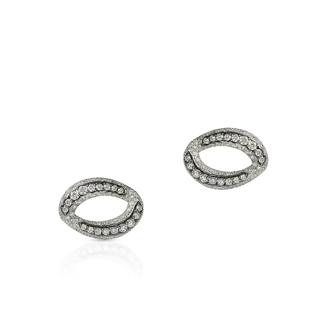 Kolczyki białe złoto Casato