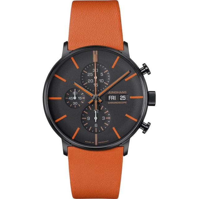 ZEGAREK JUNGHANS FORM A CHRONOSCOPE DATE ENGLISH