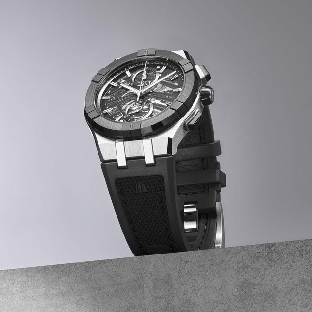 ZEGAREK MAURICE LACROIX AIKONIC AUTOMATIC CHRONOGRAPH SKELETON