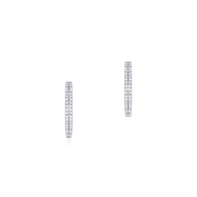 Kolczyki złote z diamentami