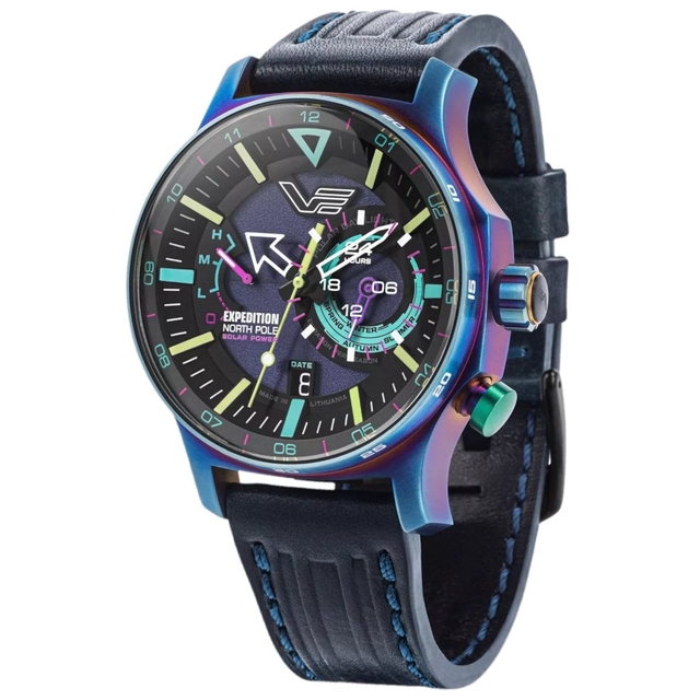 ZEGAREK VOSTOK EUROPE EXPEDITION NORTH POLE 1 POLAR LIGHT SOLAR