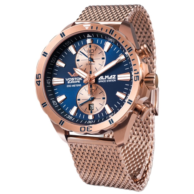 ZEGAREK VOSTOK EUROPE ALMAZ SPACE STATION CHRONO
