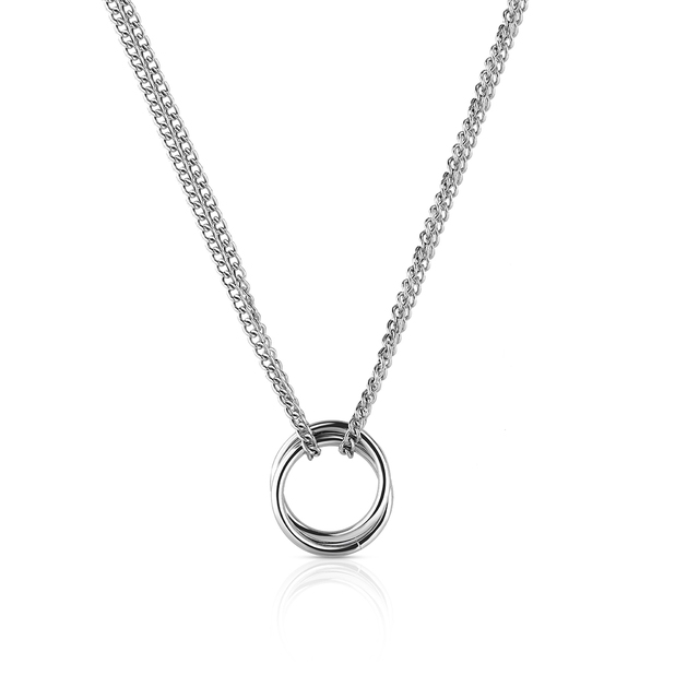 Naszyjnik srebrny pancerka