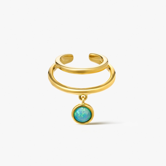 Nausznica srebrna Alchemia