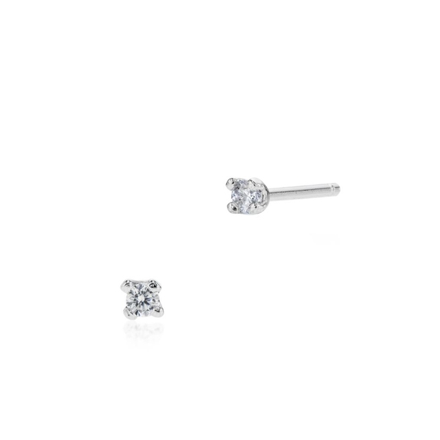 Kolczyki srebrne z cyrkoniami