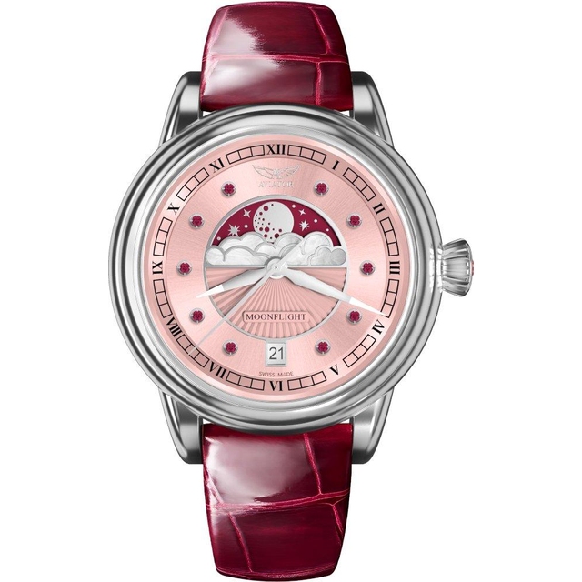 ZEGAREK AVIATOR DOUGLAS MOONFLIGHT GEMSTONE EDITION