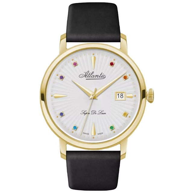 ZEGAREK ATLANTIC SUPER DE LUXE PRECIOUS STONES