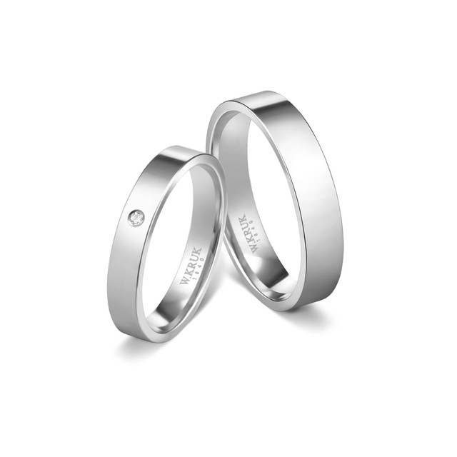 Komplet obrączek złotych AURORA