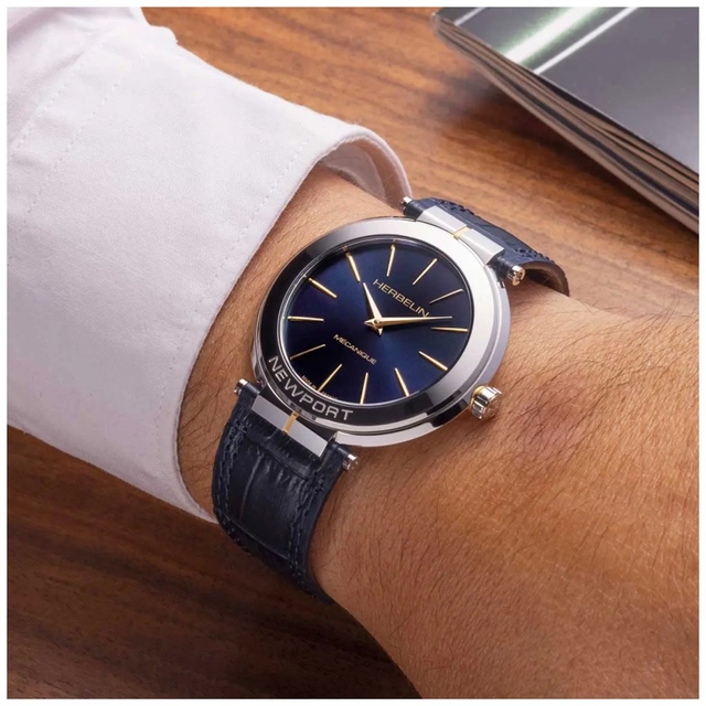 ZEGAREK HERBELIN NEWPORT SLIM MECHANICAL