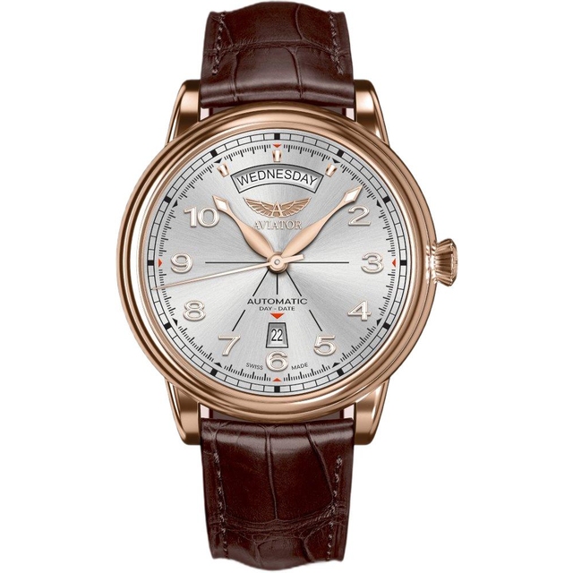 ZEGAREK AVIATOR DOUGLAS DAY-DATE