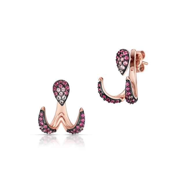 Kolczyki srebrne Preludium Paradise Birds