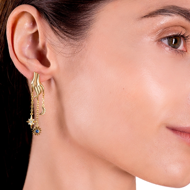 Kolczyki srebrne Alchemia