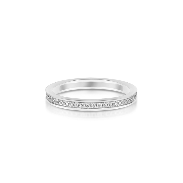 Pierścionek srebrny z cyrkoniami