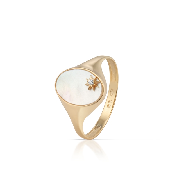 Sygnet złoty Alchemia