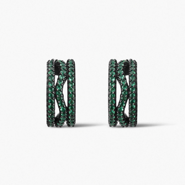 Kolczyki srebrne Meteory