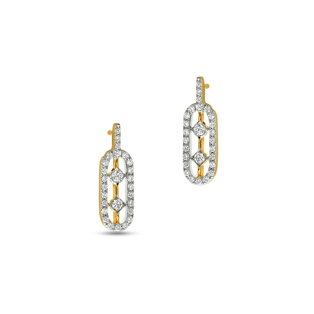 Kolczyki złote Hulchi Belluni