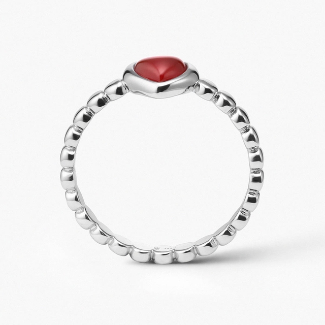 Pierścionek srebrny Czułość