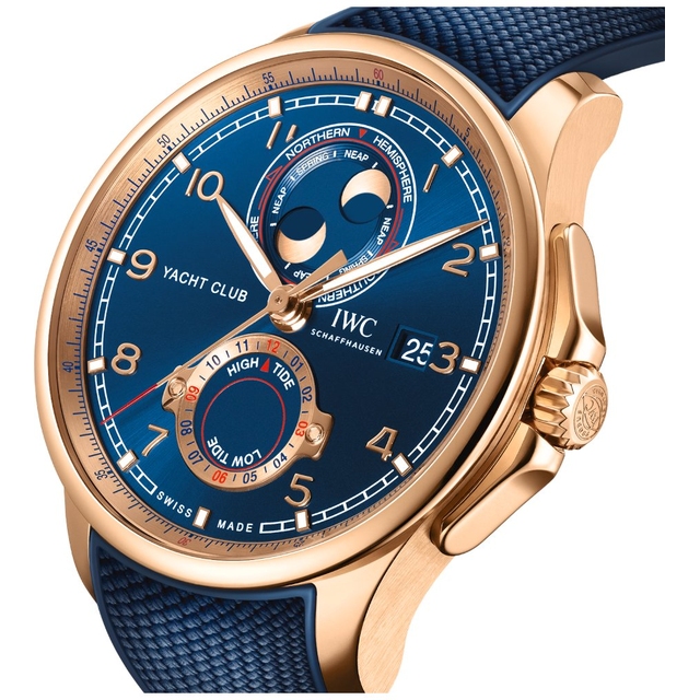 ZEGAREK IWC SCHAFFHAUSEN PORTUGIESER YACHT CLUB MOON & TIDE