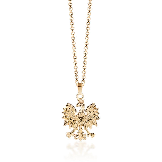 Wisiorek złoty orzełek W.KRUK