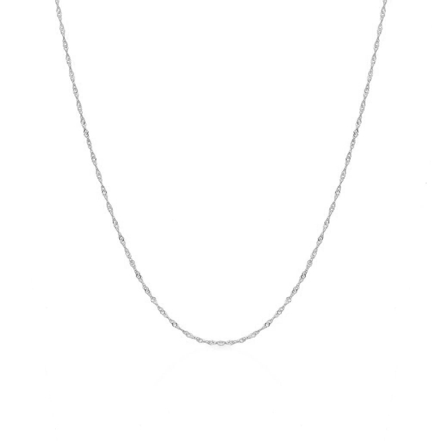 Łańcuszek srebrny singapur