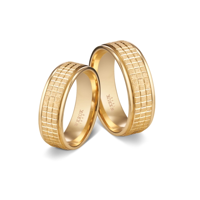 Obrączka złota MAGNETICA