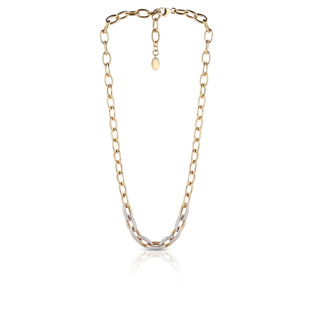 Naszyjnik złoty z brylantami W.KRUK