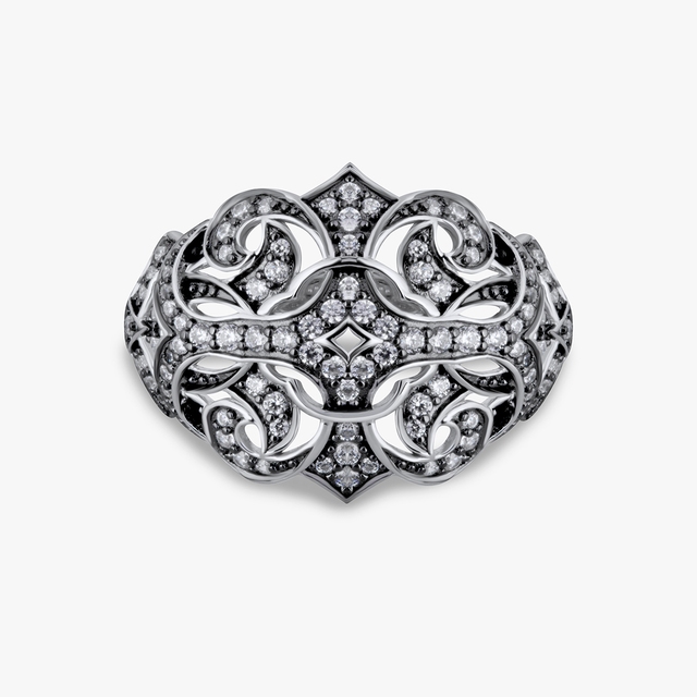 Pierścionek srebrny Royal Star