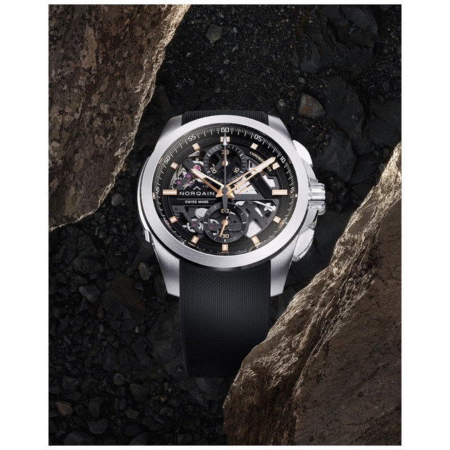 ZEGAREK NORQAIN INDEPENDENCE SKELETON CHRONOGRAPH