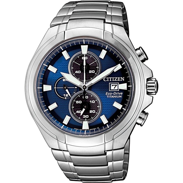 ZEGAREK CITIZEN ECO-DRIVE SUPER TITANIUM CHRONOGRAPH