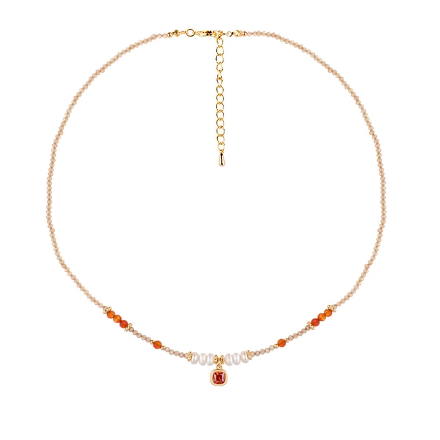 Naszyjnik z perłami i cyrkoniami Picky Pica