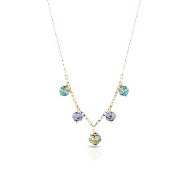 Naszyjnik złoty Murano