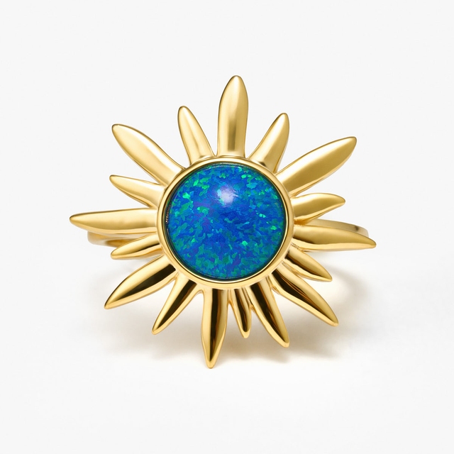 Pierścionek srebrny Alchemia