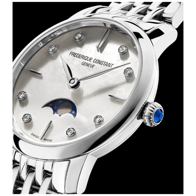 ZEGAREK FREDERIQUE CONSTANT CLASSICS SLIMLINE LADIES MOONPHASE