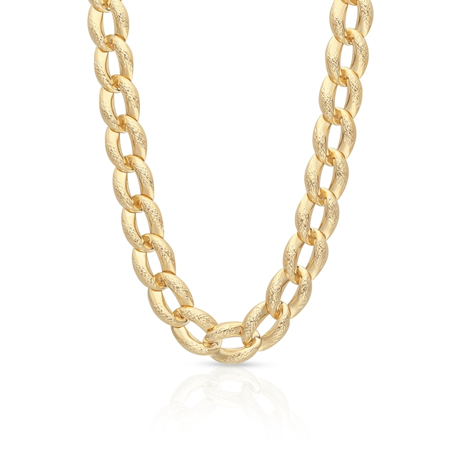 Naszyjnik złoty pancerka