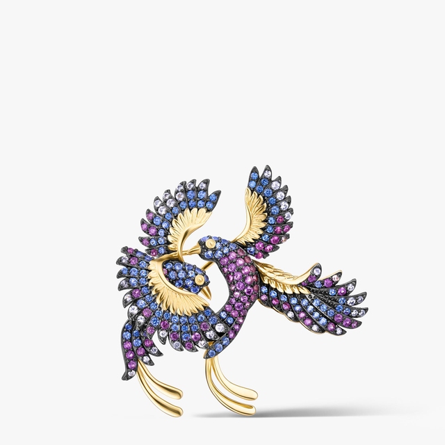 Broszka srebrna Preludium Paradise Birds