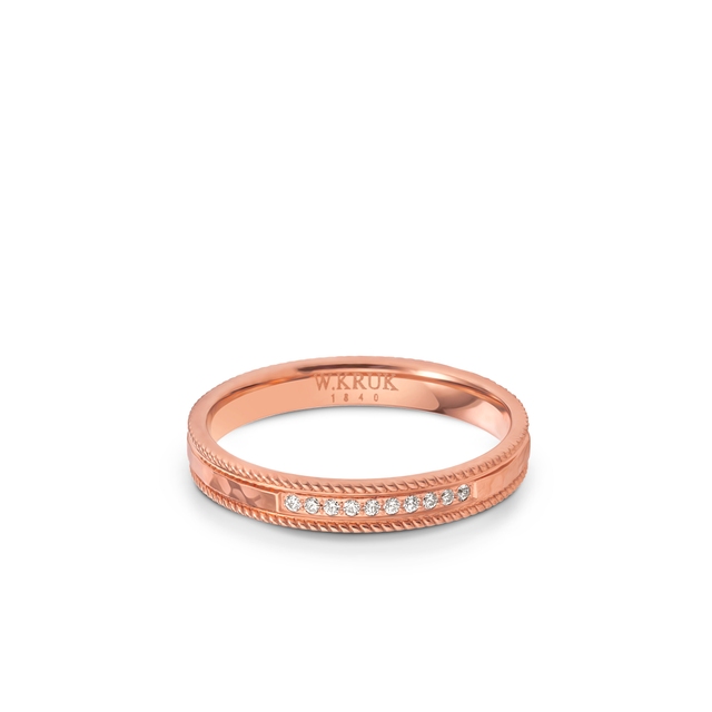 Komplet obrączek złotych MYSTIC