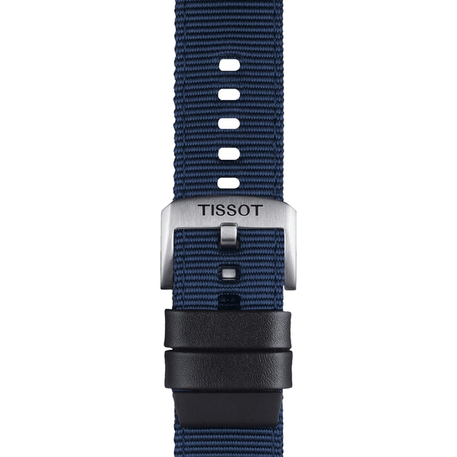 Tissot niebieski pasek materiałowy 22 mm