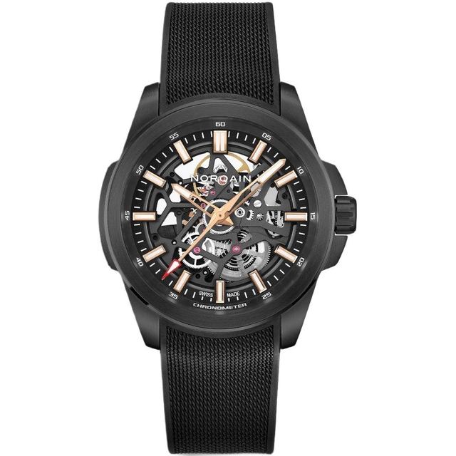 ZEGAREK NORQAIN INDEPENDENCE SKELETON TITANIUM DLC
