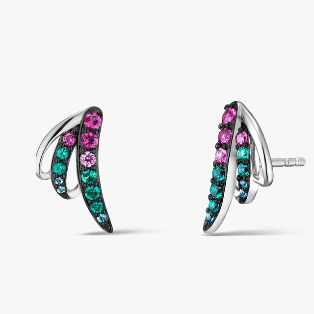 Kolczyki srebrne Preludium Paradise Birds