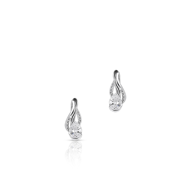 Kolczyki srebrne z cyrkoniami