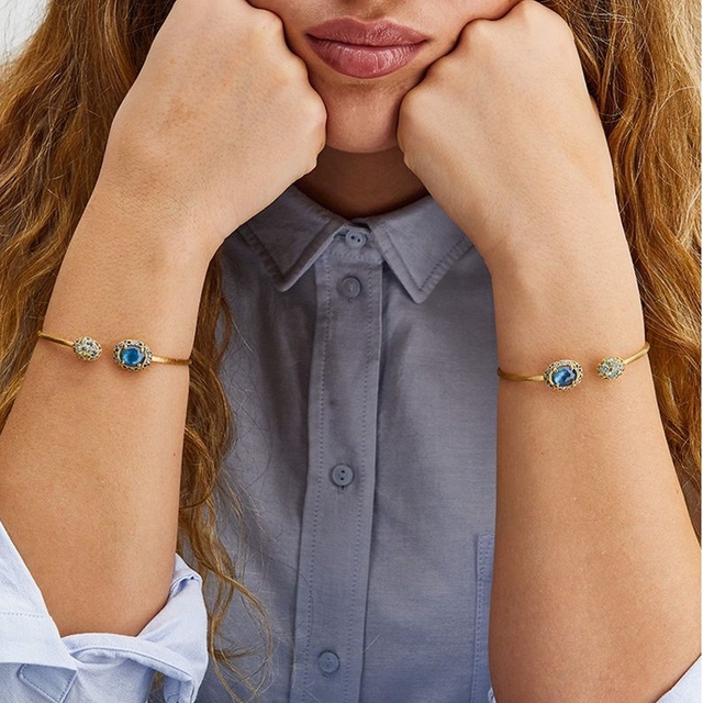 Bransoleta złota Nanis