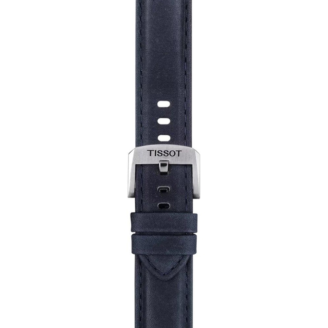 Skórzany niebieski pasek Tissot 20 mm