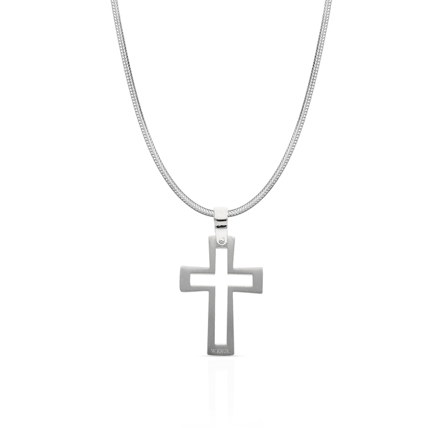 Wisiorek ze stali krzyżyk