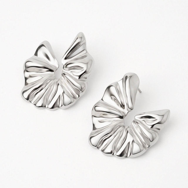 Kolczyki srebrne Follow