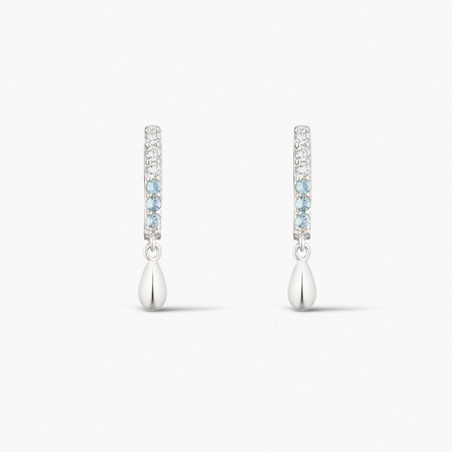 Kolczyki srebrne Balerina