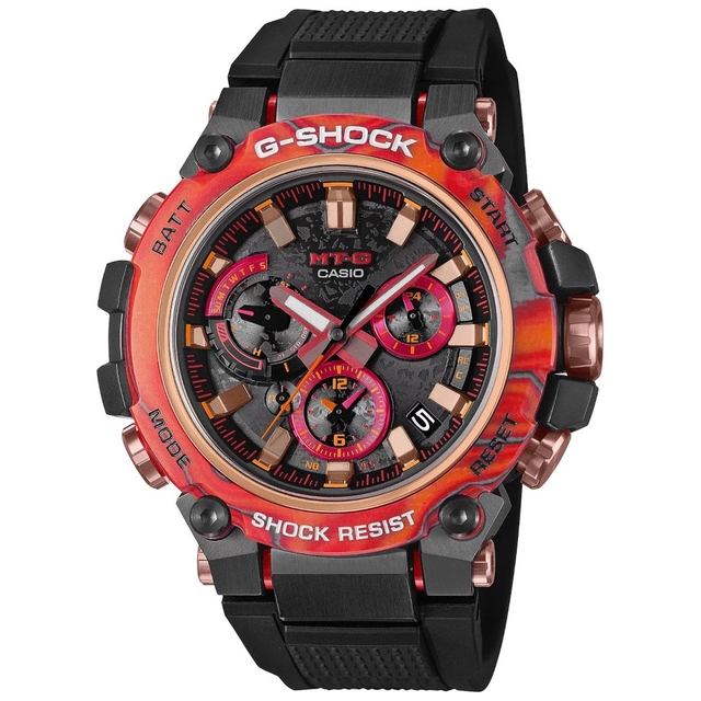ZEGAREK G-SHOCK MTG Flare Red Series G-Shock 40th Anniversary