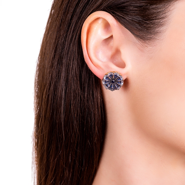 Kolczyki złote Lunapark