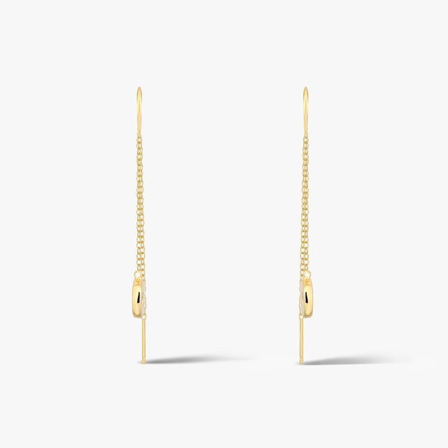 Kolczyki srebrne pozłacane